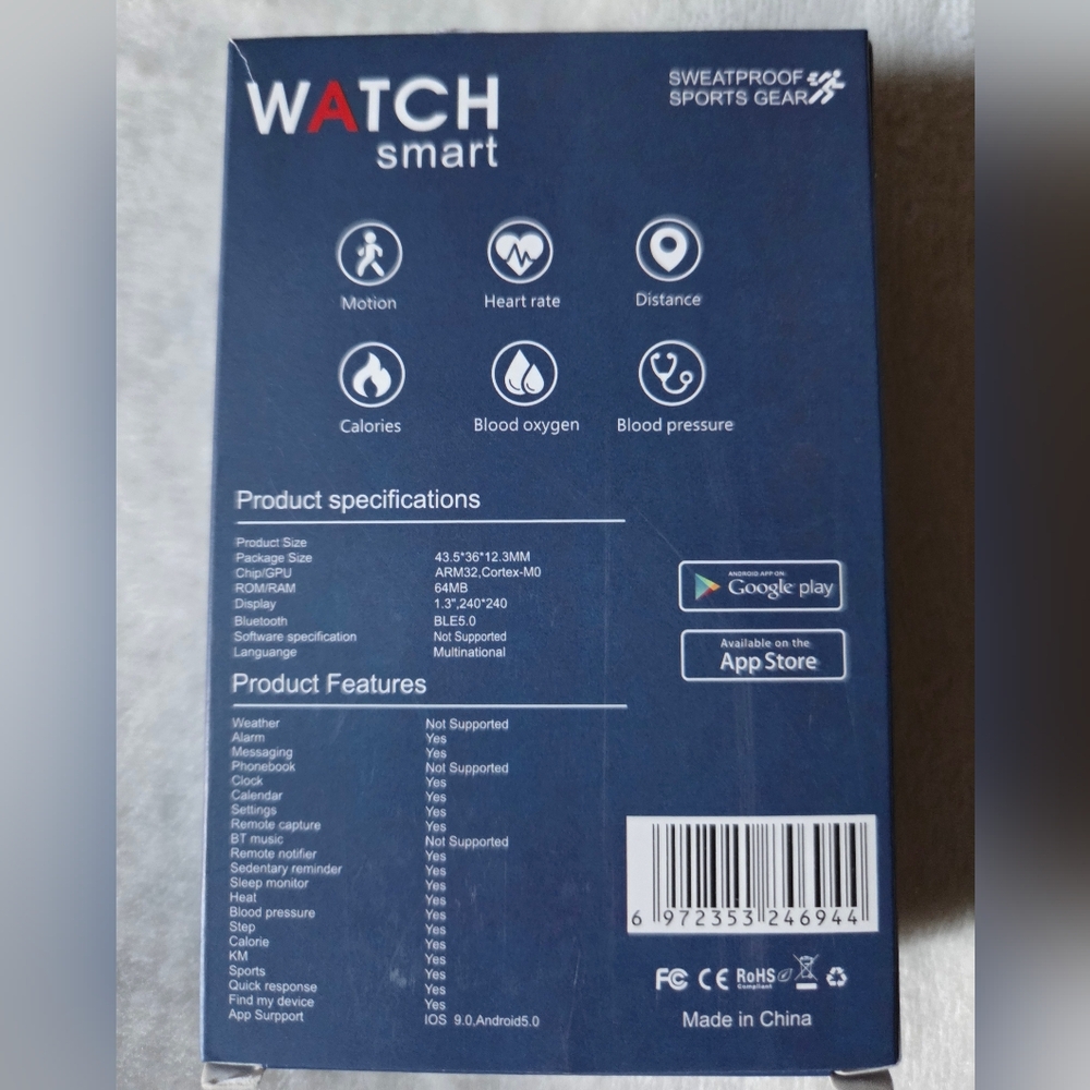 NEW Smart Sports Watch - GREEN - Picture 4 of 4